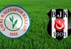 Çaykur Rizespor: 0 Beşiktaş: 0 Maç Sonucu