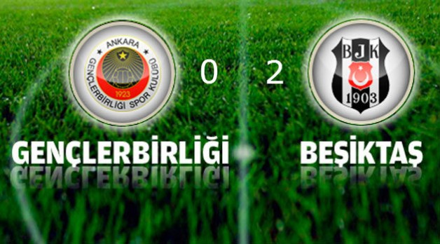 Gençlerbirliği: 0 Beşiktaş: 2 Maç Sonucu