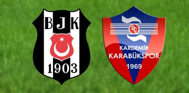 Beşiktaş: 1 – K.Karabükspor: 0 (İlk Yarı Sonucu)