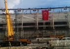 Vodafone Arena Çatısı Yükseliyor.